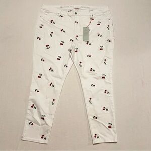 Laurie Felt Silky Ankle Skinny Jeans Womens Size 2X